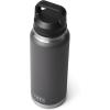 imageYETI Rambler 36 oz Bottle Vacuum Insulated Leakproof Stainless Steel with Chug Cap  Vacuum Insulated Leakproof with Chug CapCharcoal