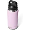 imageYETI Rambler 36 oz Bottle Vacuum Insulated Leakproof Stainless Steel with Chug Cap  Vacuum Insulated Leakproof with Chug CapCherry Blossom  Textured
