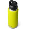 imageYETI Rambler 36 oz Bottle Vacuum Insulated Leakproof Stainless Steel with Chug Cap  Vacuum Insulated Leakproof with Chug CapFirefly Yellow