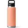 imageYETI Rambler 36 oz Bottle Vacuum Insulated Leakproof Stainless Steel with Chug Cap  Vacuum Insulated Leakproof with Chug CapLowcountry Peach