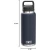 imageYETI Rambler 36 oz Bottle Vacuum Insulated Leakproof Stainless Steel with Chug Cap  Vacuum Insulated Leakproof with Chug CapNavy