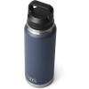 imageYETI Rambler 36 oz Bottle Vacuum Insulated Leakproof Stainless Steel with Chug Cap  Vacuum Insulated Leakproof with Chug CapNavy
