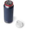 imageYETI Rambler 36 oz Bottle Vacuum Insulated Leakproof Stainless Steel with Chug Cap  Vacuum Insulated Leakproof with Chug CapNavyRescue RedWhite