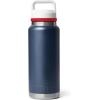 imageYETI Rambler 36 oz Bottle Vacuum Insulated Leakproof Stainless Steel with Chug Cap  Vacuum Insulated Leakproof with Chug CapNavyRescue RedWhite