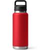 imageYETI Rambler 36 oz Bottle Vacuum Insulated Leakproof Stainless Steel with Chug Cap  Vacuum Insulated Leakproof with Chug CapRescue Red