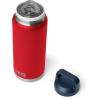 imageYETI Rambler 36 oz Bottle Vacuum Insulated Leakproof Stainless Steel with Chug Cap  Vacuum Insulated Leakproof with Chug CapRescue RedWhiteNavy