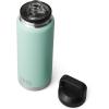 imageYETI Rambler 36 oz Bottle Vacuum Insulated Leakproof Stainless Steel with Chug Cap  Vacuum Insulated Leakproof with Chug CapSeafoam