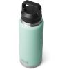 imageYETI Rambler 36 oz Bottle Vacuum Insulated Leakproof Stainless Steel with Chug Cap  Vacuum Insulated Leakproof with Chug CapSeafoam