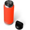 imageYETI Rambler 36 oz Bottle Vacuum Insulated Leakproof Stainless Steel with Chug Cap  Vacuum Insulated Leakproof with Chug CapSolar Flare