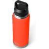 imageYETI Rambler 36 oz Bottle Vacuum Insulated Leakproof Stainless Steel with Chug Cap  Vacuum Insulated Leakproof with Chug CapSolar Flare