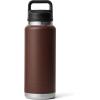 imageYETI Rambler 36 oz Bottle Vacuum Insulated Leakproof Stainless Steel with Chug Cap  Vacuum Insulated Leakproof with Chug CapWetlands Brown