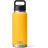 imageYETI Rambler 36 oz Bottle Vacuum Insulated Leakproof Stainless Steel with Chug Cap  Vacuum Insulated Leakproof with Chug CapAlpine Yellow