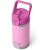 imageYETI Rambler Jr 12 oz Kids Bottle with Straw CapPower PinkWildflower