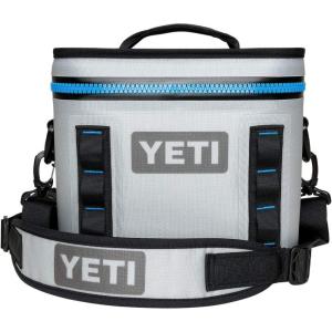 imageYETI Hopper Flip 8 Portable Soft CoolerFog GrayTahoe Blue