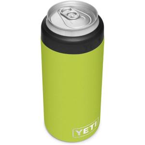 imageYETI Rambler 12 oz Colster Slim Can Insulator for the Slim Hard Seltzer Cans RidgelineChartreuse With Can Insert