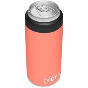 imageYETI Rambler 12 oz Colster Slim Can Insulator for the Slim Hard Seltzer Cans RidgelineCoral With Can Insert