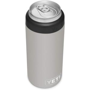 imageYETI Rambler 12 oz Colster Slim Can Insulator for the Slim Hard Seltzer Cans RidgelineGranite Gray With Can Insert