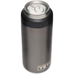 imageYETI Rambler 12 oz Colster Slim Can Insulator for the Slim Hard Seltzer Cans RidgelineGraphite With Can Insert