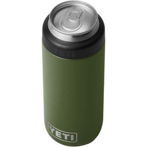 imageYETI Rambler 12 oz Colster Slim Can Insulator for the Slim Hard Seltzer Cans RidgelineHighlands Olive With Can Insert
