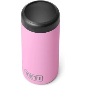 imageYETI Rambler 12 oz Colster Slim Can Insulator for the Slim Hard Seltzer Cans RidgelinePower Pink No Can Insert