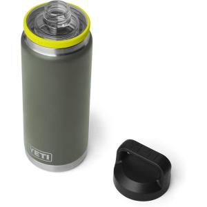 imageYETI Rambler 26 oz Bottle Vacuum Insulated Leakproof Stainless Steel with Chug CapCamp GreenFirefly Yellow