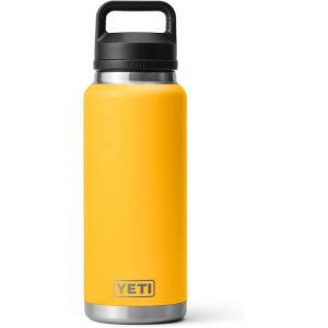 imageYETI Rambler 36 oz Bottle Vacuum Insulated Leakproof Stainless Steel with Chug Cap  Vacuum Insulated Leakproof with Chug CapAlpine Yellow