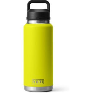 imageYETI Rambler 36 oz Bottle Vacuum Insulated Leakproof Stainless Steel with Chug Cap  Vacuum Insulated Leakproof with Chug CapFirefly Yellow