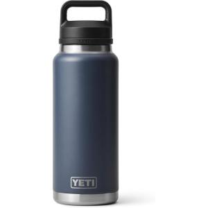 imageYETI Rambler 36 oz Bottle Vacuum Insulated Leakproof Stainless Steel with Chug Cap  Vacuum Insulated Leakproof with Chug CapNavy