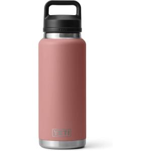 imageYETI Rambler 36 oz Bottle Vacuum Insulated Leakproof Stainless Steel with Chug Cap  Vacuum Insulated Leakproof with Chug CapSandstone Pink
