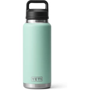 imageYETI Rambler 36 oz Bottle Vacuum Insulated Leakproof Stainless Steel with Chug Cap  Vacuum Insulated Leakproof with Chug CapSeafoam