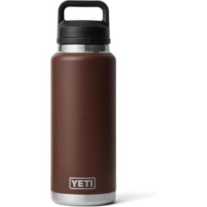 imageYETI Rambler 36 oz Bottle Vacuum Insulated Leakproof Stainless Steel with Chug Cap  Vacuum Insulated Leakproof with Chug CapWetlands Brown