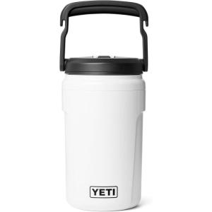 imageYETI Silo 40 oz Insulated Magslider Straw Cap Water Jug  Leakproof Lightweight Sports Bottle with Fence Hook Handle  Keeps Drinks IceCold  Ideal for Gym Sports amp Tournaments NavyWhite