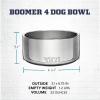 imageYETI Boomer 4 Stainless Steel NonSlip Dog Bowl Holds 32 OuncesVenom