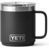imageYETI Rambler 10 oz Ceramic Lined Stackable Mug Vacuum Insulated Stainless Steel with MagSlider Lid RidgelineBlack