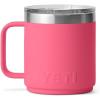 imageYETI Rambler 10 oz Ceramic Lined Stackable Mug Vacuum Insulated Stainless Steel with MagSlider Lid RidgelineTropical Pink