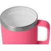 imageYETI Rambler 10 oz Ceramic Lined Stackable Mug Vacuum Insulated Stainless Steel with MagSlider Lid RidgelineTropical Pink
