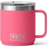 imageYETI Rambler 10 oz Ceramic Lined Stackable Mug Vacuum Insulated Stainless Steel with MagSlider Lid RidgelineTropical Pink