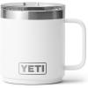 imageYETI Rambler 10 oz Ceramic Lined Stackable Mug Vacuum Insulated Stainless Steel with MagSlider Lid RidgelineWhite