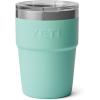 imageYETI Rambler 16 oz Stackable Tumbler Vacuum Insulated Stainless Steel with MagSlider Lid  Stackable Vacuum Insulated MagSlider Lid Stackable Vacuum Insulated MagSlider LidSeafoam