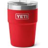 imageYETI Rambler 16 oz Stackable Tumbler Vacuum Insulated Stainless Steel with MagSlider Lid  Stackable Vacuum Insulated MagSlider Lid Stackable Vacuum Insulated MagSlider LidRescue Red