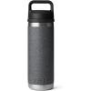 imageYETI Rambler 18 oz Bottle Leakproof Vacuum Insulated Stainless Steel with Chug Cap RidgelineBlack StoneTextured