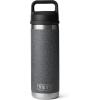 imageYETI Rambler 18 oz Bottle Leakproof Vacuum Insulated Stainless Steel with Chug Cap RidgelineBlack StoneTextured