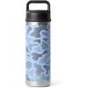 imageYETI Rambler 18 oz Bottle Leakproof Vacuum Insulated Stainless Steel with Chug Cap RidgelineBlue Camo