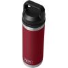 imageYETI Rambler 18 oz Bottle Leakproof Vacuum Insulated Stainless Steel with Chug Cap RidgelineHarvest Red