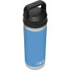imageYETI Rambler 18 oz Bottle Leakproof Vacuum Insulated Stainless Steel with Chug Cap RidgelinePacific Blue