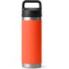 imageYETI Rambler 18 oz Bottle Leakproof Vacuum Insulated Stainless Steel with Chug Cap RidgelinePapaya
