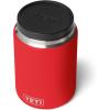 imageYETI Rambler 24 oz Food Jar Vacuum Insulated Stainless Steel With Airtight Lid NavyRescue Red