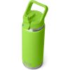 imageYETI Rambler 26 oz Bottle Vacuum Insulated Stainless Steel with Color Matching Straw CapVenom