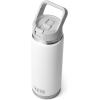 imageYETI Rambler 26 oz Bottle Vacuum Insulated Stainless Steel with Color Matching Straw CapWhite