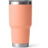 imageYETI Rambler 30 oz Tumbler Stainless Steel Vacuum Insulated with MagSlider Lid RidgelineLow Country Peach